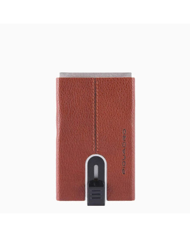 Piquadro Black Square: Tarjetero piel RFID | Envío Gratis